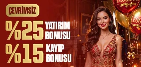 Leogrand çevrimsiz %25 yatırım ve %15 kayıp bonusu